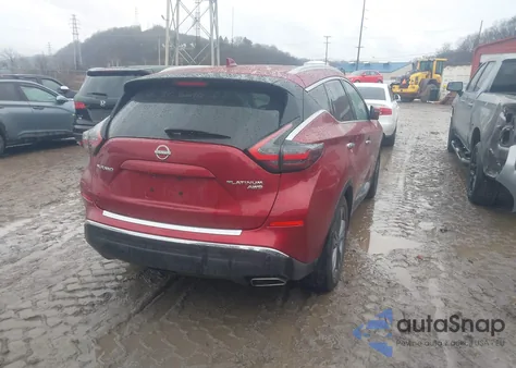 2023 Nissan Murano Platinum Intelligent Awd z USA, uszkodzony, nr VIN 5N1AZ2DS1PC138197